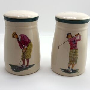 Anglers Expressions Golfers Salt/Pepper Shakers